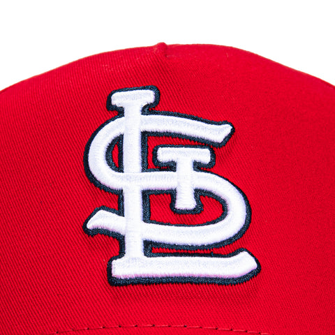 New Era 9Forty A-Frame St Louis Cardinals Snapback Game Hat - Red