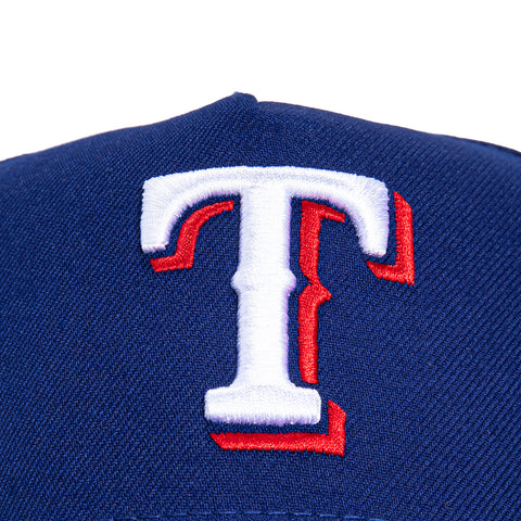 New Era 9Forty A-Frame Texas Rangers Snapback Game Hat - Royal