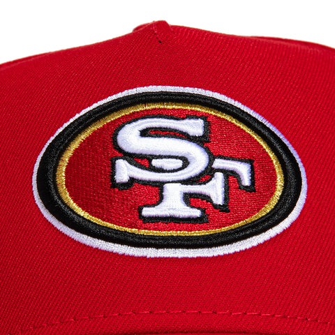 New Era 9Forty A-Frame San Francisco 49ers OTC Snapback Hat - Red