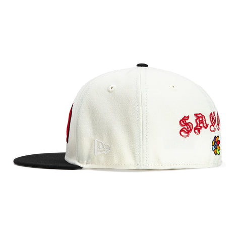 New Era 59Fifty Jae Tips Savior Chicago Bulls Hat - White, Black