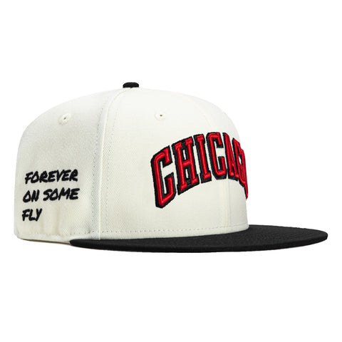 New Era 59Fifty Jae Tips Savior Chicago Bulls Hat - White, Black