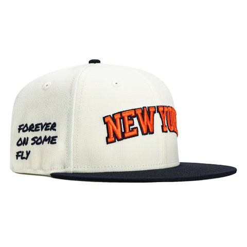 New Era 59Fifty Jae Tips Savior New York Knicks Hat - White, Navy