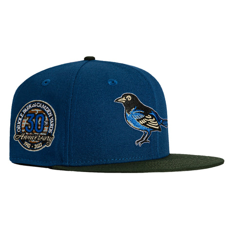 New Era 59Fifty Baltimore Orioles 30th Anniversary Stadium Patch Hat - Royal, Green