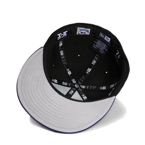 New Era 59Fifty Arizona Diamondbacks Inaugural Patch DB Hat - Black, Purple, Metallic Copper