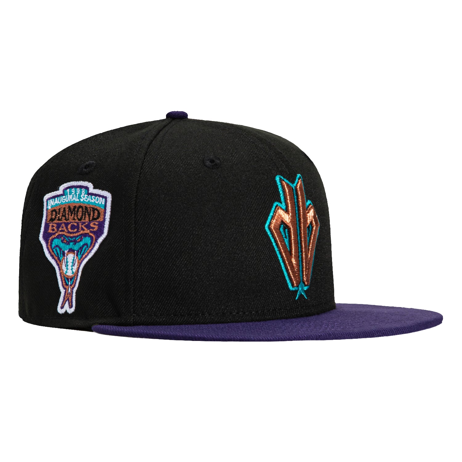 New Era 59Fifty Arizona Diamondbacks Inaugural Patch DB Hat - Black, P