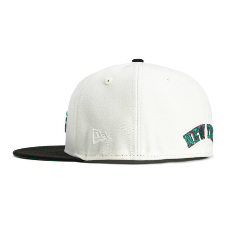 New Era 59Fifty New York Jets 1997 Draft Patch Hat - White, Black