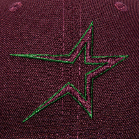 New Era 59Fifty Houston Astros Astrodome Patch Hat - Maroon, Green