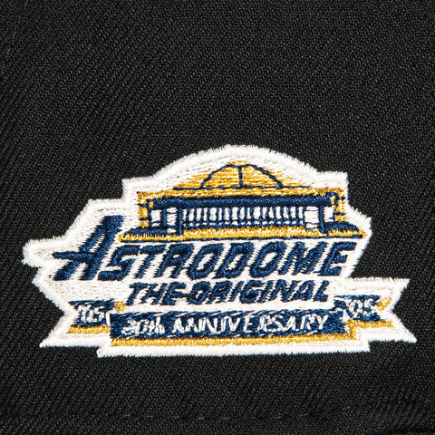 New Era 59Fifty Houston Astros 30th Anniversary Astrodome Patch Hat - Black, Metallic Copper