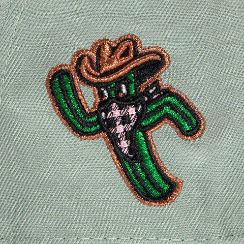 New Era 59Fifty Surprise Saguaros Logo Patch Hat - Everest Green, Olive