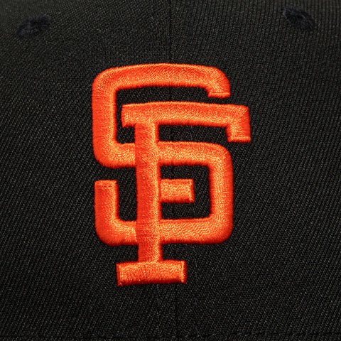 New Era 59Fifty San Francisco Giants 1989 World Series Patch Hat - Black, Orange