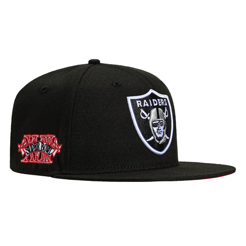 New Era 59Fifty Las Vegas Raiders 1981 Super Bowl Patch Hat - Black