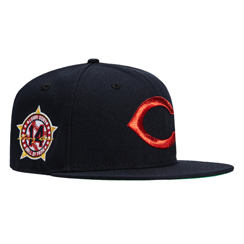 New Era 59Fifty Hall of Fame Cleveland Guardians Larry Doby 14 Patch Hat - Navy