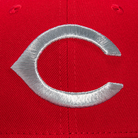 New Era 59Fifty Hall of Fame Cincinnati Reds Joe Morgan 8 Patch Hat - Red