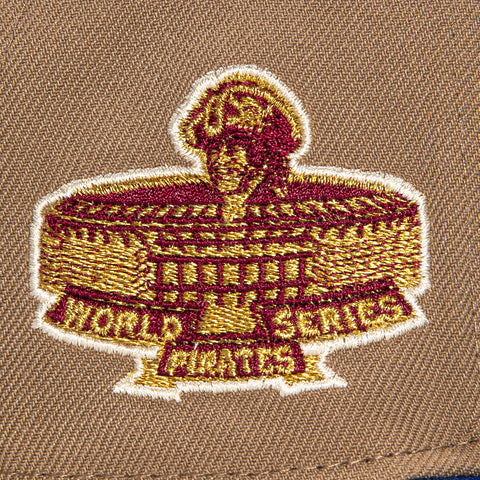 New Era 59Fifty Hispanic Pittsburgh Pirates 1971 World Series Patch Hat - Khaki, Royal