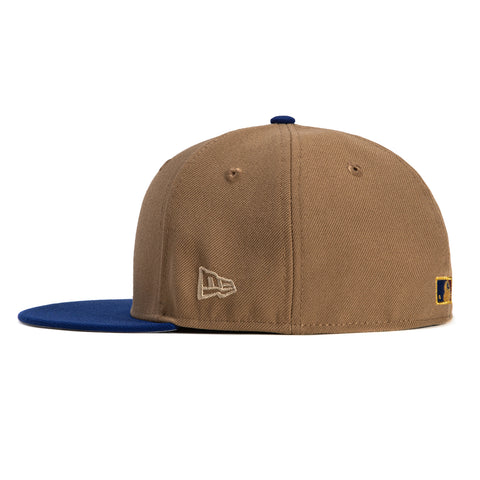 New Era 59Fifty Hispanic Pittsburgh Pirates 1971 World Series Patch Hat - Khaki, Royal