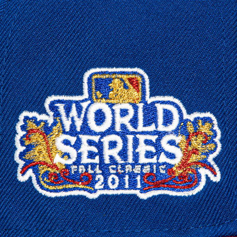 New Era 59Fifty Hispanic St Louis Cardinals 2011 World Series Patch Hat - Royal, Red