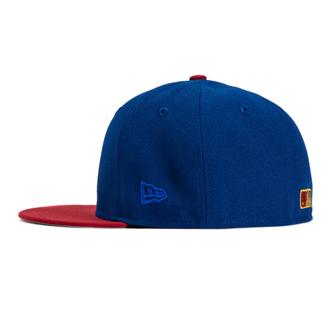 New Era 59Fifty Hispanic St Louis Cardinals 2011 World Series Patch Hat - Royal, Red