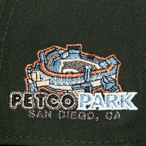 New Era 59Fifty 5 Nations San Diego Padres Petco Park Patch Hat - Green, Light Blue, Black