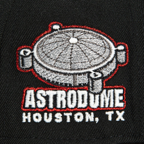 New Era 59Fifty Houston Astros Astrodome Patch 'Stros Hat - Black, Brown