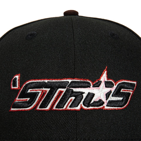 New Era 59Fifty Houston Astros Astrodome Patch 'Stros Hat - Black, Brown