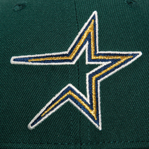 New Era 59Fifty Houston Astros Astrodome Patch Hat - Green, Metallic Gold