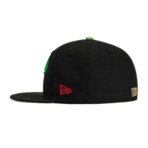 New Era 59Fifty Arizona Diamondbacks Inaugural Patch Script Hat - Black, Kelly, Light Green