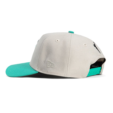 New Era 9Forty A-Frame New York Liberty Sabrina Ionescu 20 Patch Snapback Hat - Stone, Mint