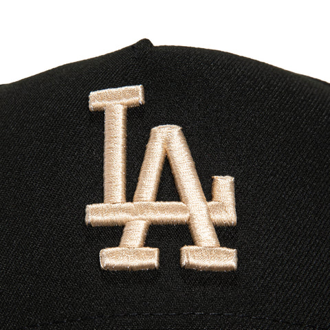 New Era 9Forty A-Frame Los Angeles Dodgers Viva Los Dodgers Patch Snapback Hat - Black, Brown