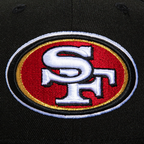 New Era 9Fifty San Francisco 49ers NFL Patch Snapback Hat - Black