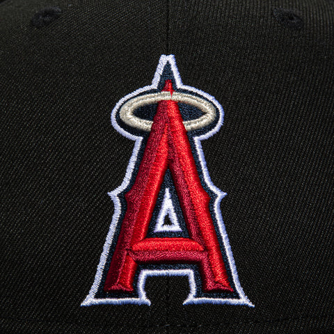 New Era 9Fifty Los Angeles Angels Snapback Hat - Black