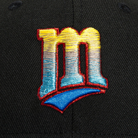 New Era 59Fifty Level Up Pack Minnesota Twins 1991 World Series Patch M Hat - Black, Royal