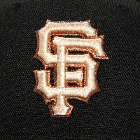 New Era 59Fifty San Francisco Giants 2007 All Star Game Patch Hat - Black, Brown