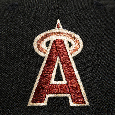 New Era 59Fifty Los Angeles Angels 1989 All Star Game Patch Hat - Black, Brown