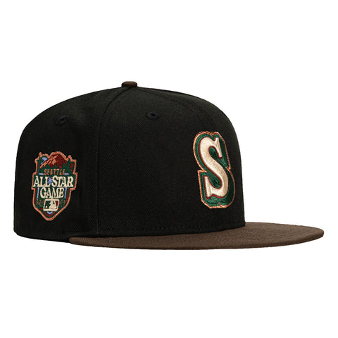 New Era 59Fifty Seattle Mariners 2023 All Star Game Patch Hat - Black, Brown