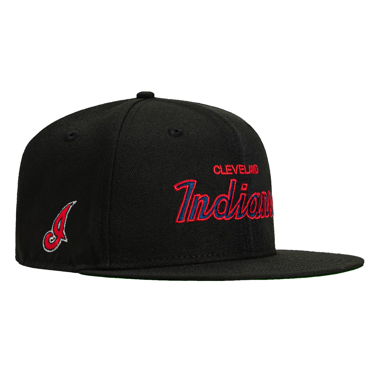 Hat Club shops Cleveland Indians Script Size 7 3/8 New Era Fitted New Unworn Ships Now