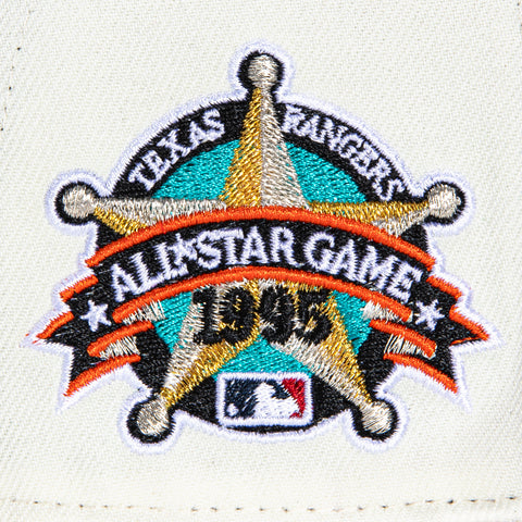 New Era 59Fifty Houston Astros 1995 All Star Game Patch Hat - White, Brick