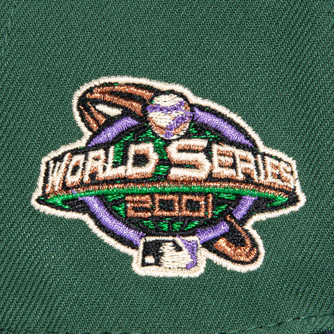 New Era 59Fifty Arizona Diamondbacks 2001 World Series Patch D Hat - Green, Purple