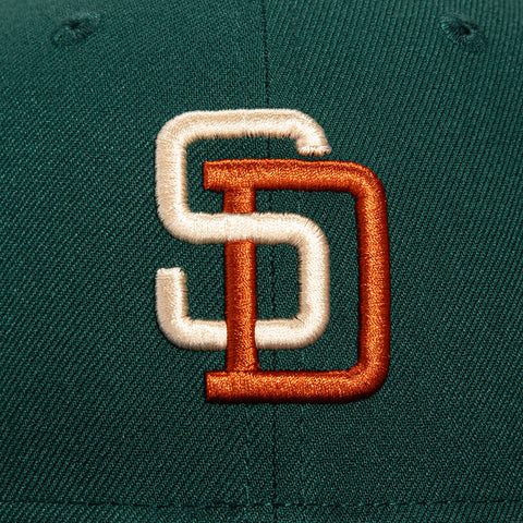 New Era 59Fifty San Diego Padres 40th Anniversary Patch Hat - Green, Light Navy