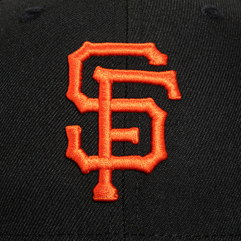 New Era 59Fifty San Francisco Giants 20th Anniversary Stadium Patch Hat - Black, Green, Orange