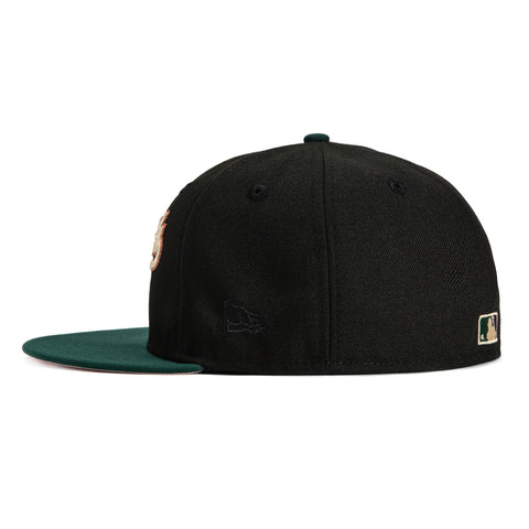 New Era 59Fifty Arizona Diamondbacks Inaugural Patch Script Hat - Black, Green, Metallic Copper