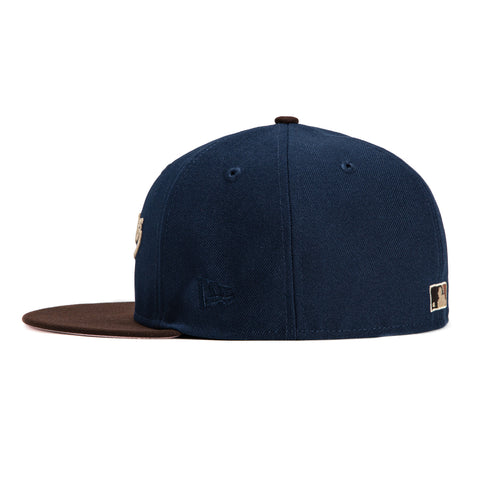 New Era 59Fifty San Francisco Giants Battle of the Bay Patch Script Hat - Navy, Brown