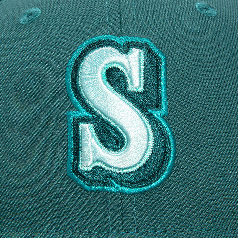 New Era 59Fifty Horror Pack Seattle Mariners 2023 All Star Game Patch Hat - Teal, Green