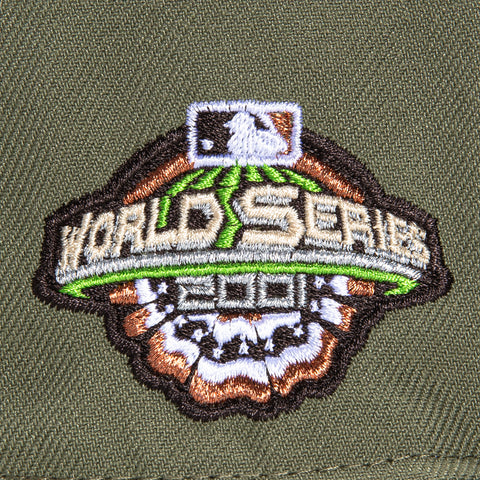 New Era 59Fifty Matcha Pack Arizona Diamondbacks 2001 World Series Patch D Hat - Olive, Brown