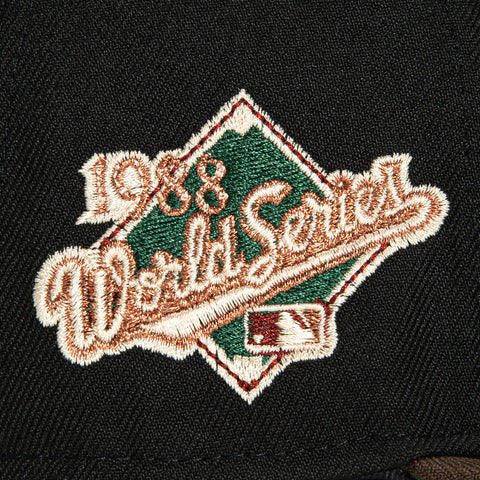 New Era 59Fifty Los Angeles Dodgers 1988 World Series Patch Hat - Black, Brown