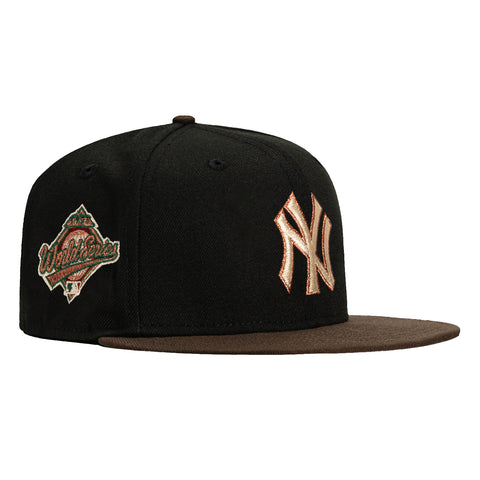 New Era 59Fifty New York Yankees 1996 World Series Patch Hat - Black, Brown