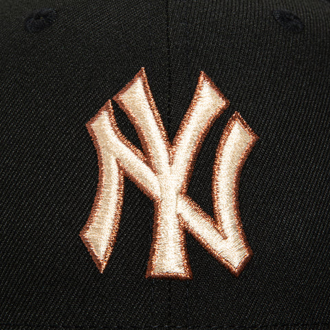 New Era 59Fifty New York Yankees 1996 World Series Patch Hat - Black, Brown