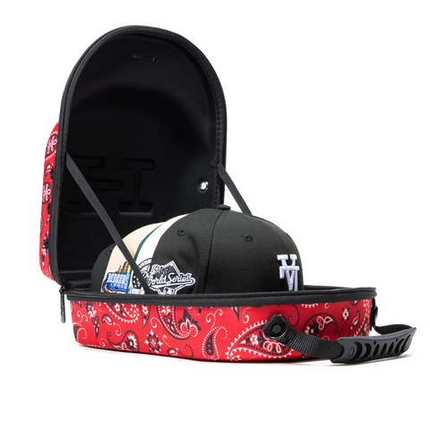 Hat Club 6 Hat Carrier - Paisley Red