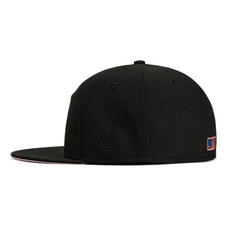 New Era 59Fifty Arizona Diamondbacks 25th Anniversary Patch Upside Down Flag Hat - Black, Royal, Red, Metallic Copper