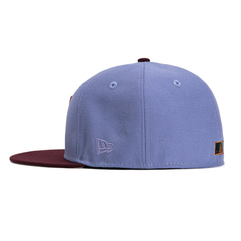 New Era 59Fifty Arizona Diamondbacks 25th Anniversary Patch Upside Down Hat - Lavender, Maroon