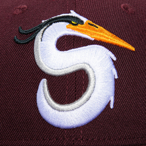 New Era 59Fifty Hillside Goods Herons Hat - Maroon